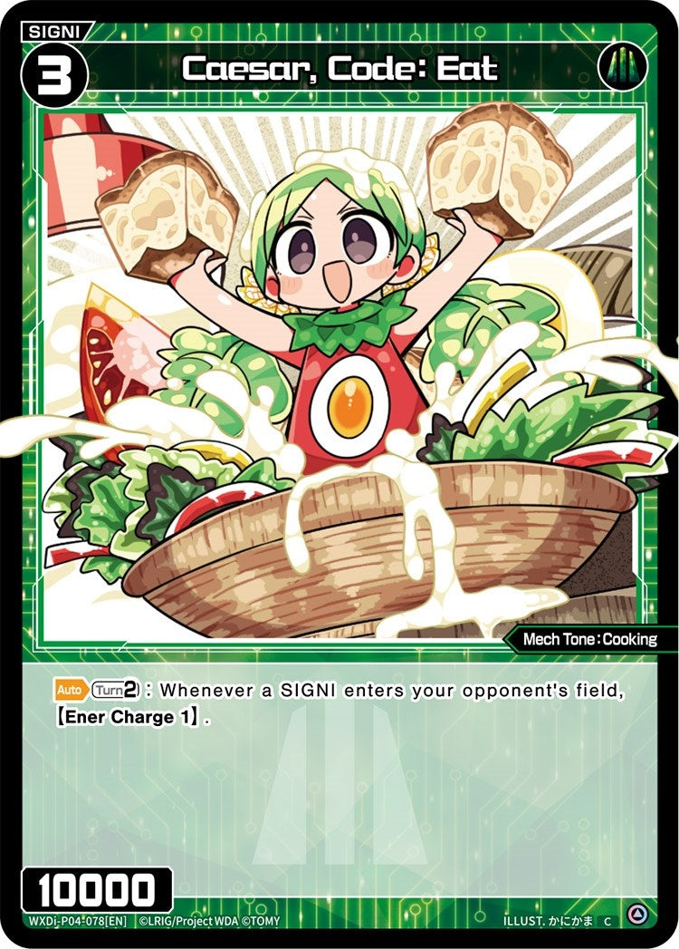 Caesar Code: Eat (4078) [WXDi-P04] - WIXOSS Single