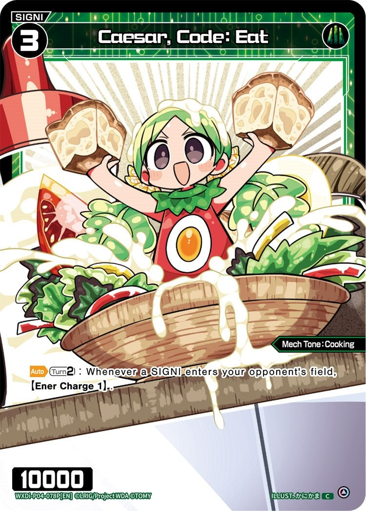 Caesar Code: Eat (Parallel Foil) (4078) [WXDi-P04] - WIXOSS Single