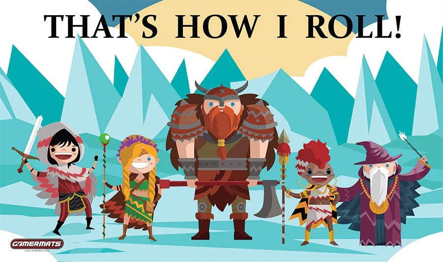 GamerMats Playmat - That’s How I Roll! - Playmats Sealed