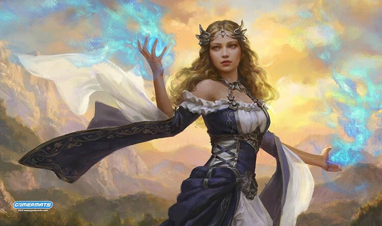 GamerMats Playmat - Summer Mage (Premium Black Stitched) - Playmats Sealed