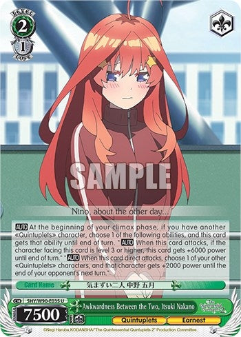 Awkwardness Between the Two Itsuki Nakano (5) [5HY/W90] - Weiss Schwarz Single