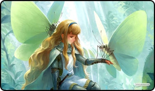 GamerMats Playmat - Moth Knight (Premium White Stitched) - Playmats Sealed