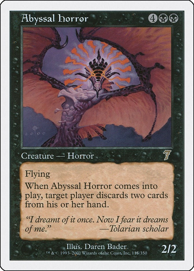 Abyssal Horror (115) [7ED] - MTG Single