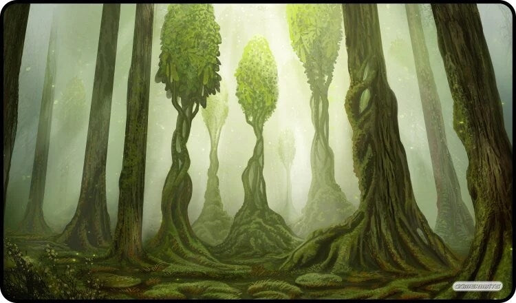 GamerMats Playmat - Magic Forest (Premium Black Stitched) - Playmats Sealed