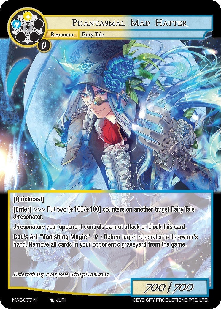 Phantasmal Mad Hatter (77) [NWE] - Force of Will Single