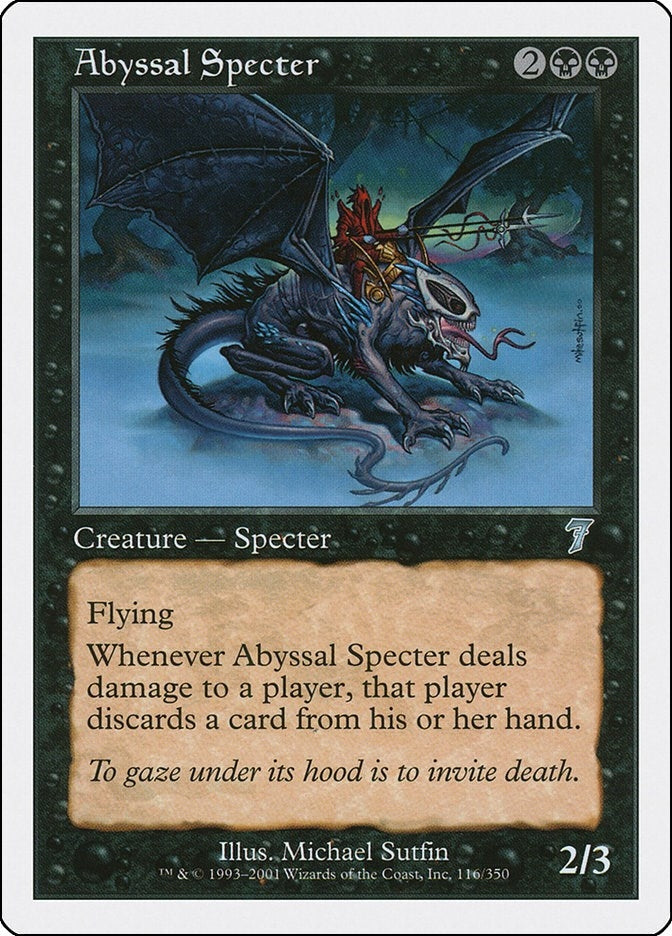 Abyssal Specter (116) [7ED] - MTG Single