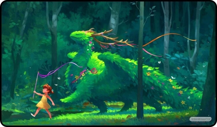 GamerMats Playmat - Forest Parade (Premium Black Stitched) - Playmats Sealed