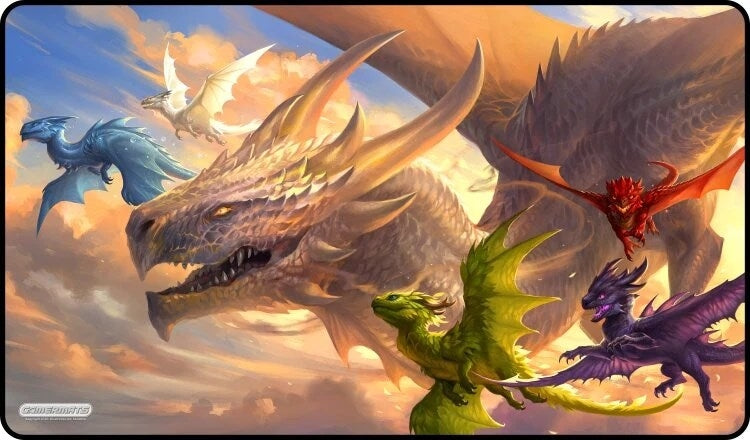 GamerMats Playmat - Baby Dragons Flight Lessons - Playmats Sealed
