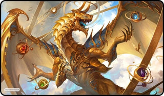 GamerMats Playmat - Elder Artifact Dragon (Premium White Stitched) - Playmats Sealed