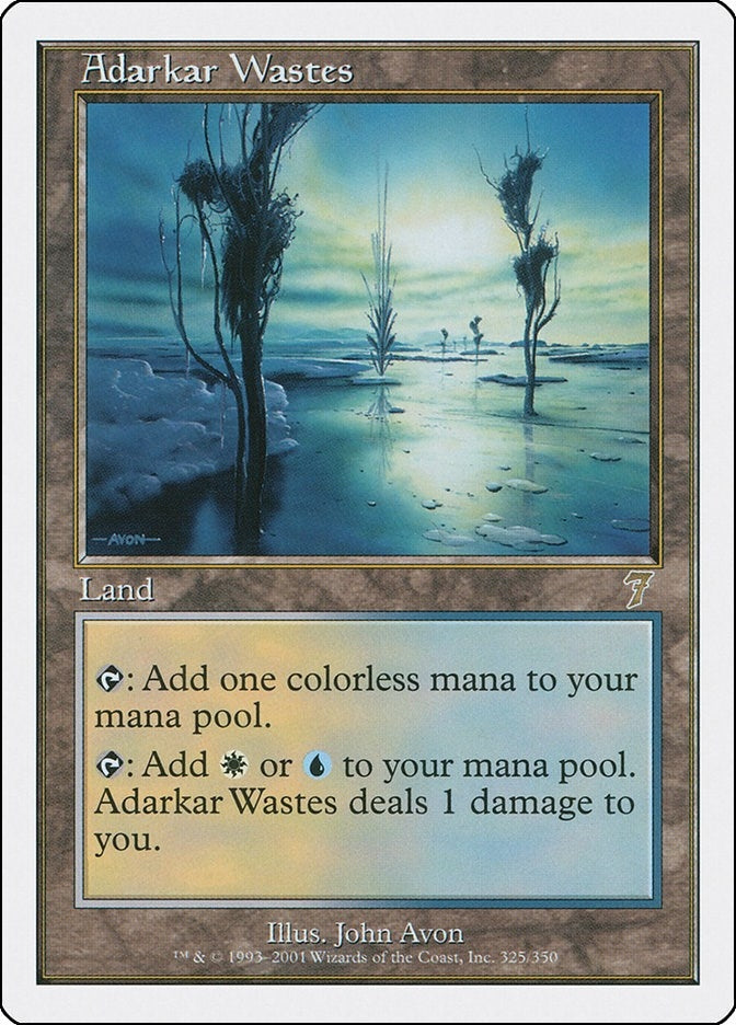 Adarkar Wastes (325) [7ED] - MTG Single