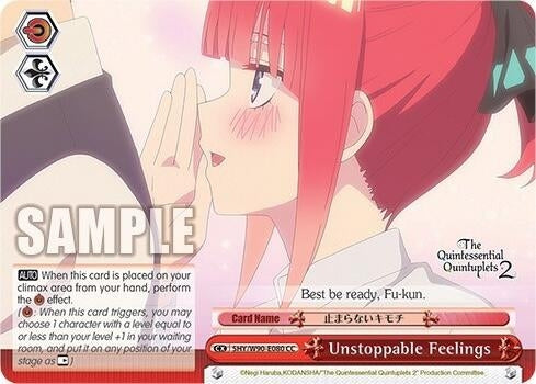 Unstoppable Feelings (5) [5HY/W90] - Weiss Schwarz Single