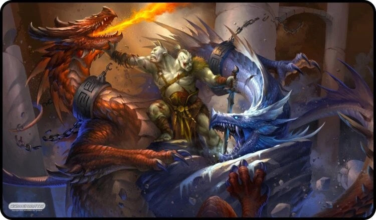 GamerMats Playmat - Battle Royale (Premium Black Stitched) - Playmats Sealed