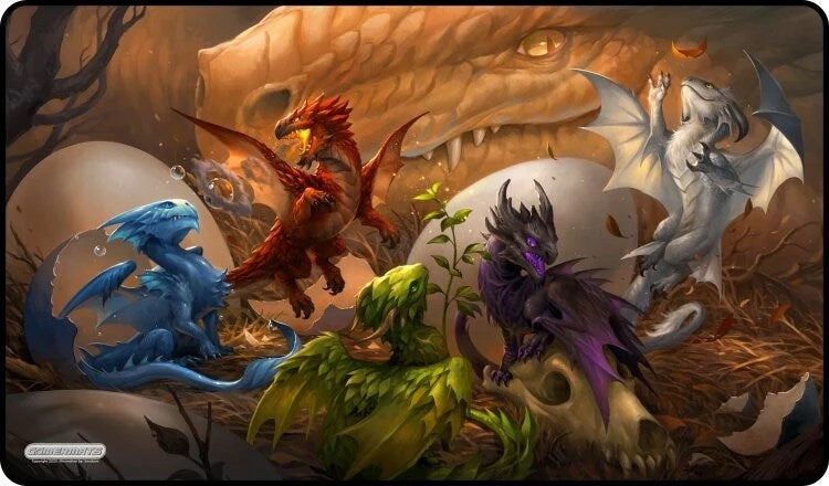 GamerMats Playmat - Baby Dragons - Playmats Sealed