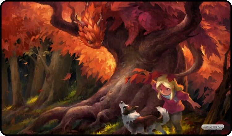 GamerMats Playmat - Autumn Dragon - Playmats Sealed