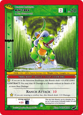 Mini T-Rex (UFO: First Edition Blister Promo) (MISC) - MetaZoo Single