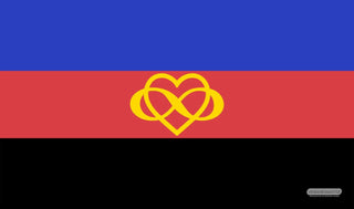 GamerMats Playmat - Polyamorous Flag - Playmats Sealed