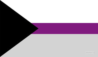 GamerMats Playmat - Demisexual Pride Flag (Premium White Stitched) - Playmats Sealed