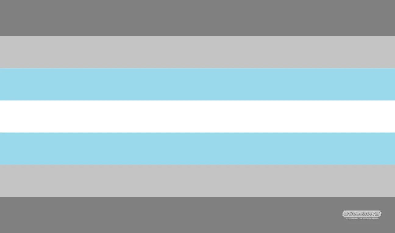 GamerMats Playmat - Demiboy Flag - Playmats Sealed