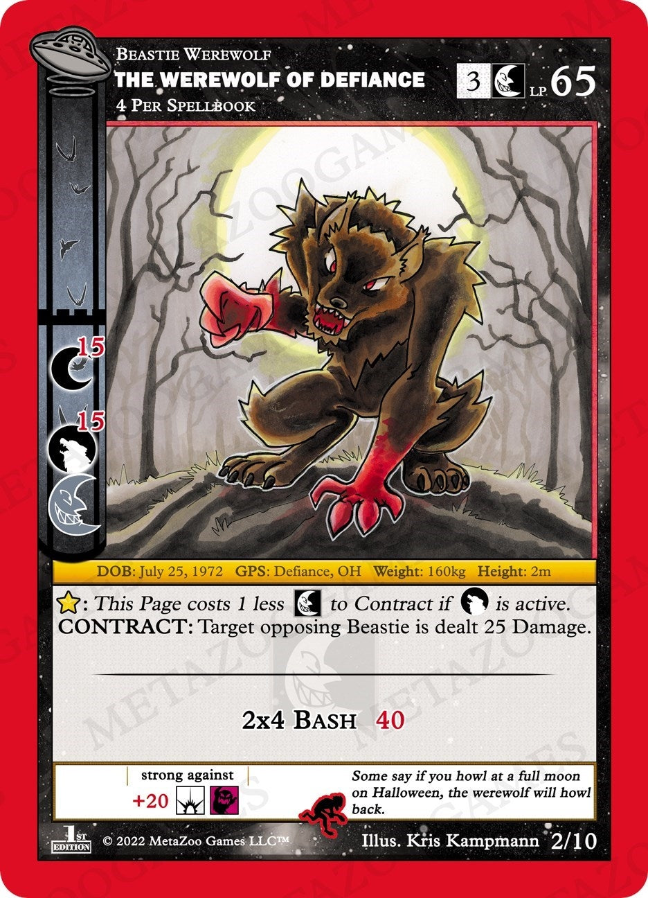The Werewolf Of Defiance (2) (UFOFE-RE) - MetaZoo Single
