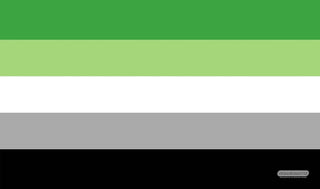 GamerMats Playmat - Aromantic Flag (Premium White Stitched) - Playmats Sealed