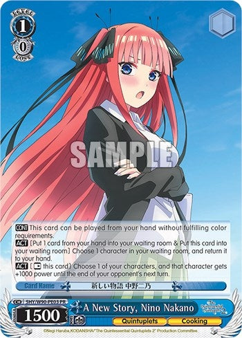 A New Story Nino Nakano (5) [5HY/W90] - Weiss Schwarz Single