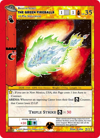The Green Fireballs (2) (UFOFE-TD) - MetaZoo Single
