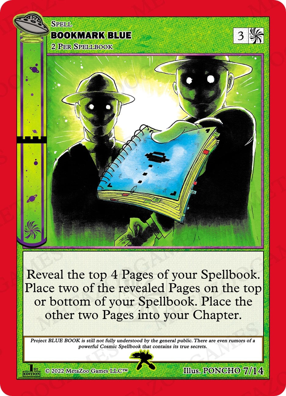 Bookmark Blue (7) (UFOFE-TD) - MetaZoo Single