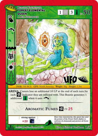 Forest Elemental Queen (1) (UFOFE-TD) - MetaZoo Single