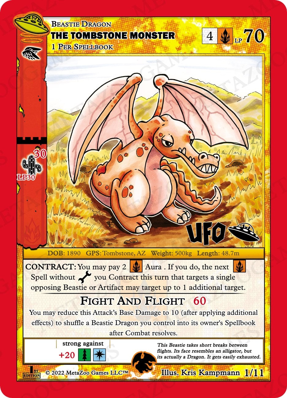 The Tombstone Monster (1) (UFOFE-TD) - MetaZoo Single