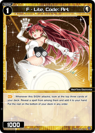 F - Lite Code: Art (August 2022) (92) [WXDi-P] - WIXOSS Single