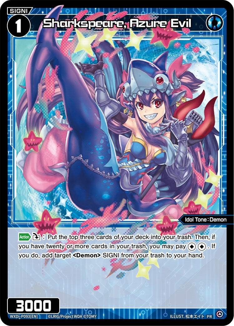 Sharkspeare Azure Evil (August 2022) (93) [WXDi-P] - WIXOSS Single