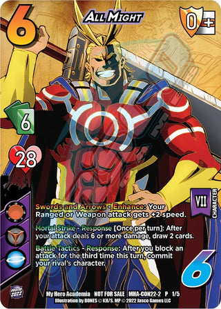 All Might (Gen Con 2022) (22215) [MHAP] - UniVersus Single