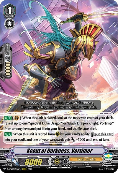 Scout of Darkness Vortimer (6020) [D-VS06] - Cardfight Vanguard Single