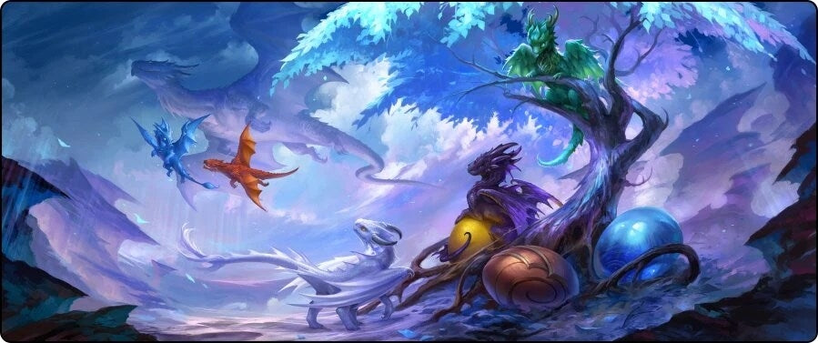 Baby Dragons Circle of Life - Tablemat - Playmats Sealed