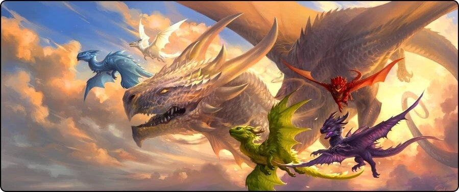 Baby Dragons Flight Lessons - Tablemat - Playmats Sealed