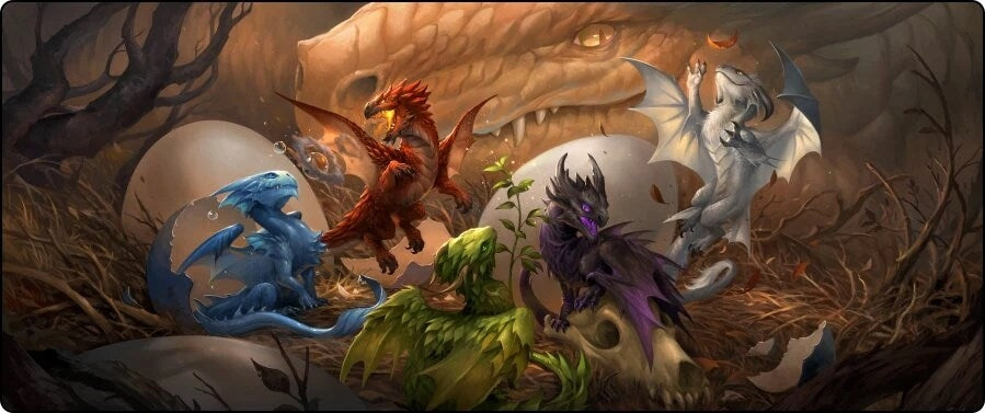 Baby Dragons - Tablemat - Playmats Sealed