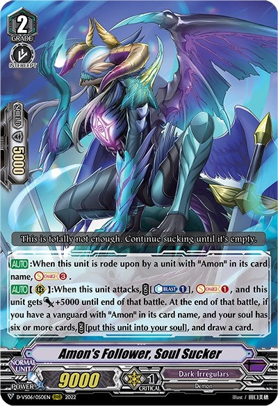Amon’s Follower Soul Sucker (6050) [D-VS06] - Cardfight Vanguard Single