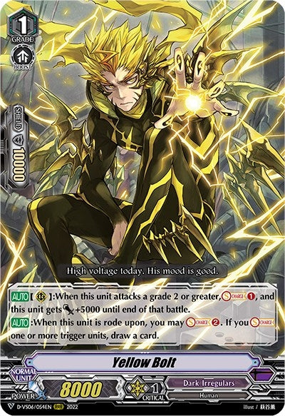 Yellow Bolt (6054) [D-VS06] - Cardfight Vanguard Single