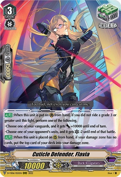Cuticle Defender Flavia (6055) [D-VS06] - Cardfight Vanguard Single