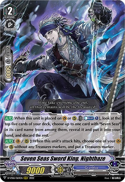 Seven Seas Sword King Nighthaze (6064) [D-VS06] - Cardfight Vanguard Single