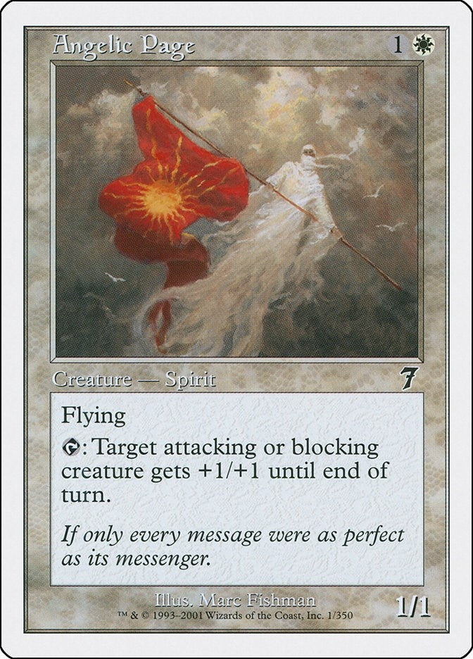 Angelic Page (1) [7ED] - MTG Single
