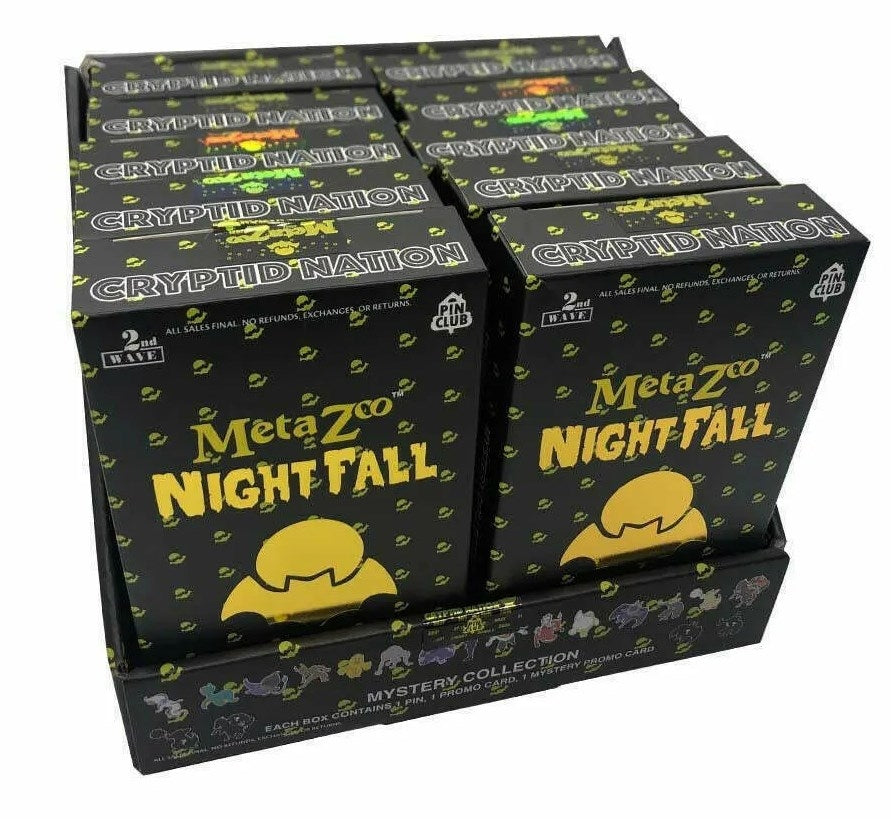 Pin Club Nightfall Mystery Collection 2nd Wave Display [MISC] - MetaZoo Sealed