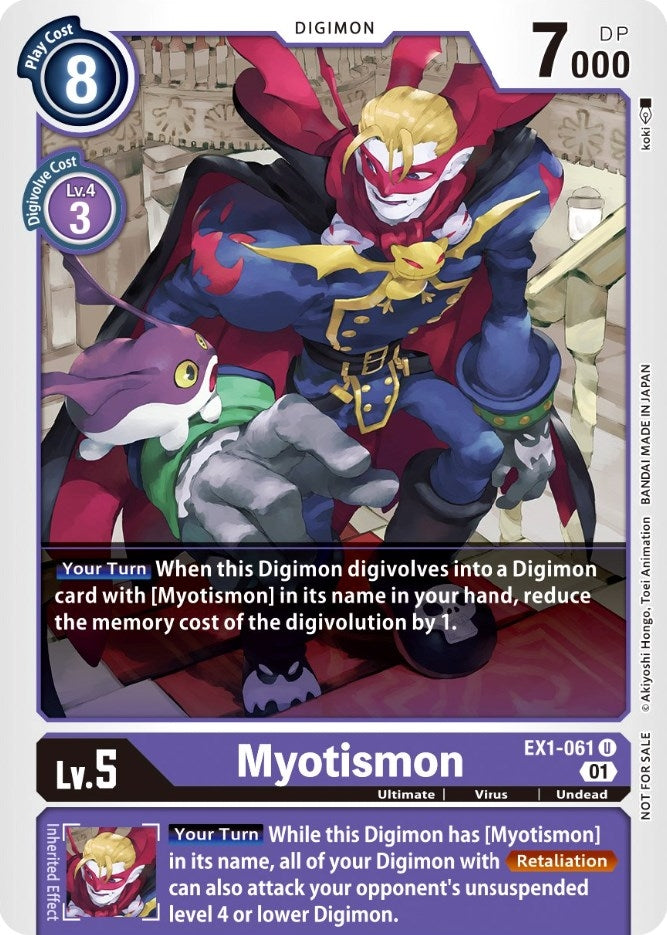 Myotismon (Winner Pack X Record) (1061) [EX01] - Digimon Card Game Single