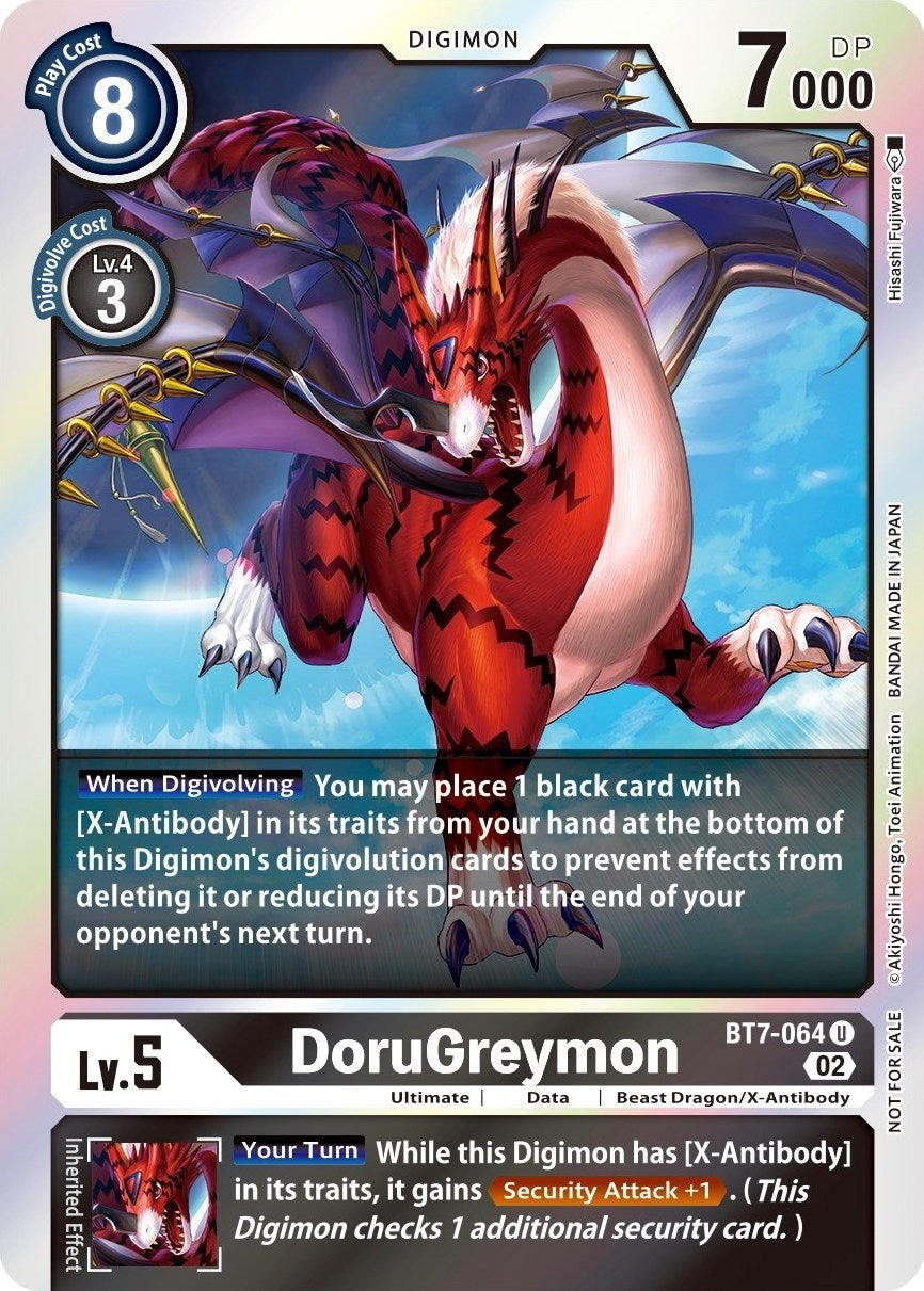 DoruGreymon (Official Tournament Pack Vol. 6) (7064) [BT07] - Digimon Card Game Single