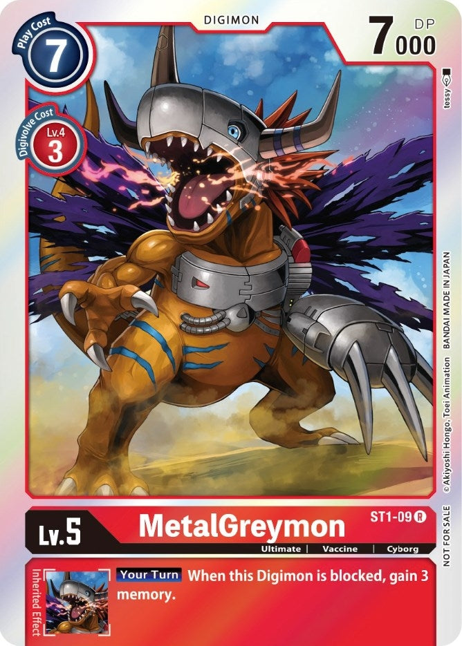MetalGreymon (Official Tournament Pack Vol. 6) (109) [ST-1] - Digimon Card Game Single