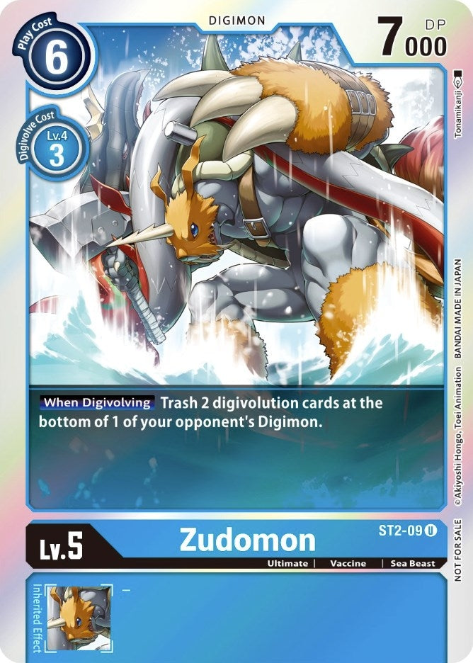 Zudomon (Official Tournament Pack Vol. 6) (209) [ST-2] - Digimon Card Game Single