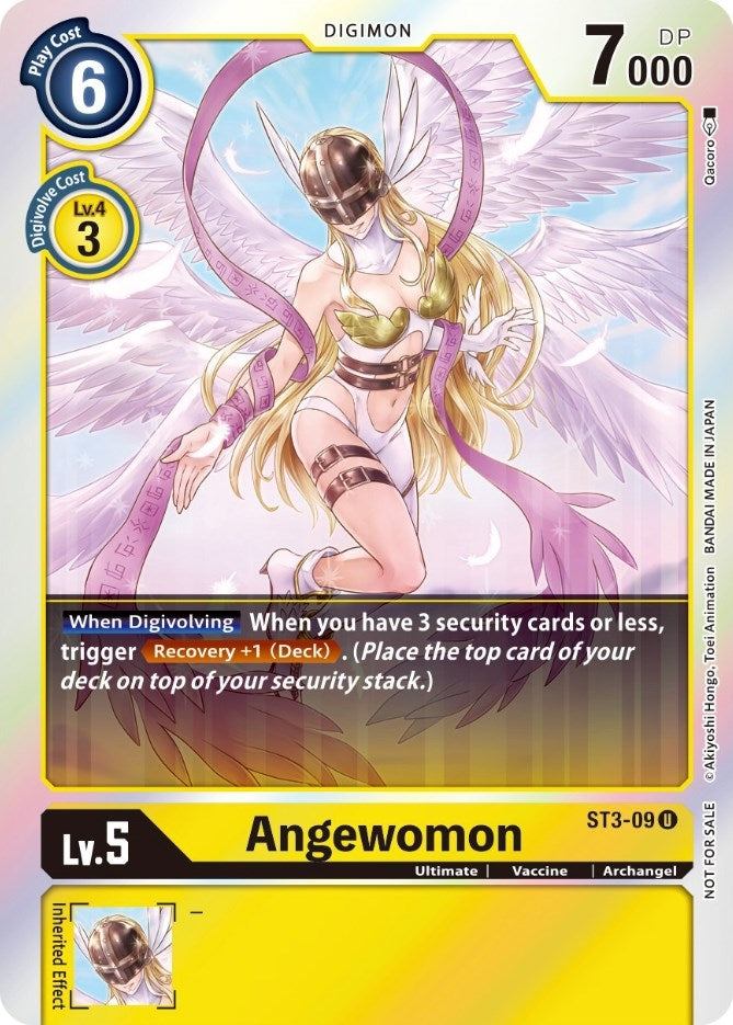 Angewomon (Official Tournament Pack Vol. 6) (309) [ST-3] - Digimon Card Game Single