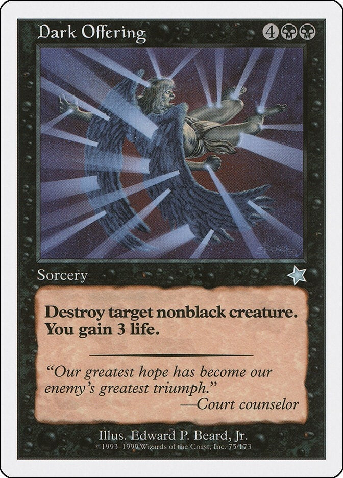 Dark Offering (75) [S99] - MTG Single