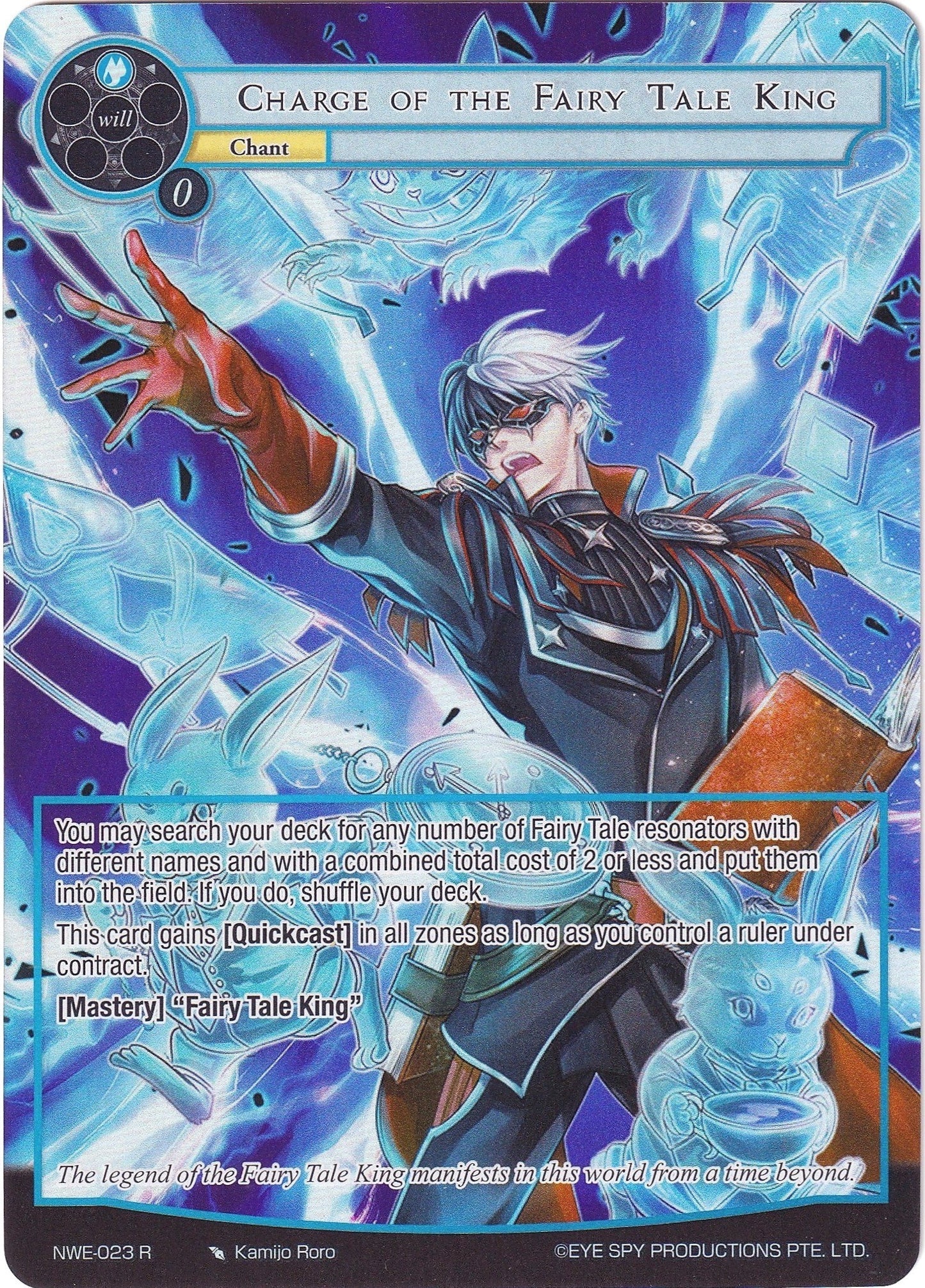 Charge of the Fairy Tale King (Full Art) (23) [NWE] - Force of Will Single