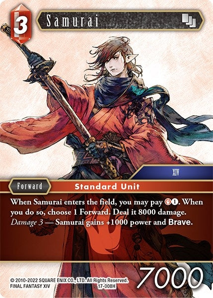 Samurai (008) (17) [17] - Final Fantasy TCG Single